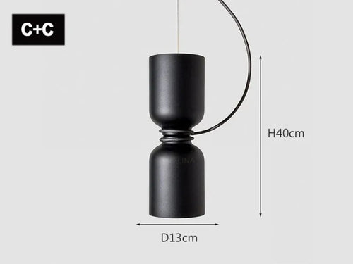 suspension nordique moderne à led pour décoration intérieure créative