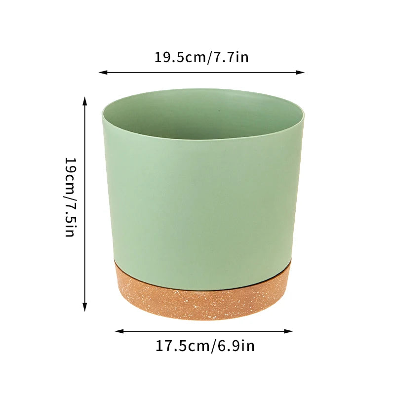 pots de fleurs automatiques avec soucoupe pour jardin et plantes - vue 12 sur 15