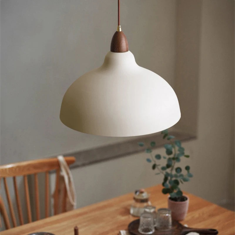 Suspension blanche E27 pour Table à manger chambre luminaires lampes suspendues noires modernes E27 LED lampe à main Loft