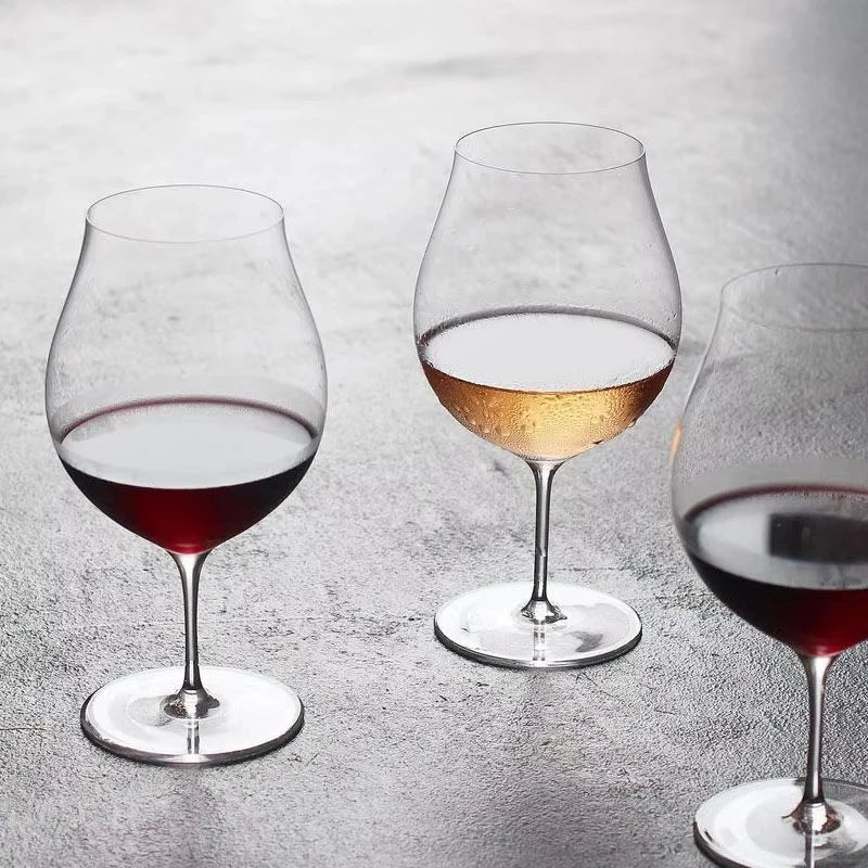 Verre vin japonais tulipe cristal ultra fin 430ml - vue 2 sur 6