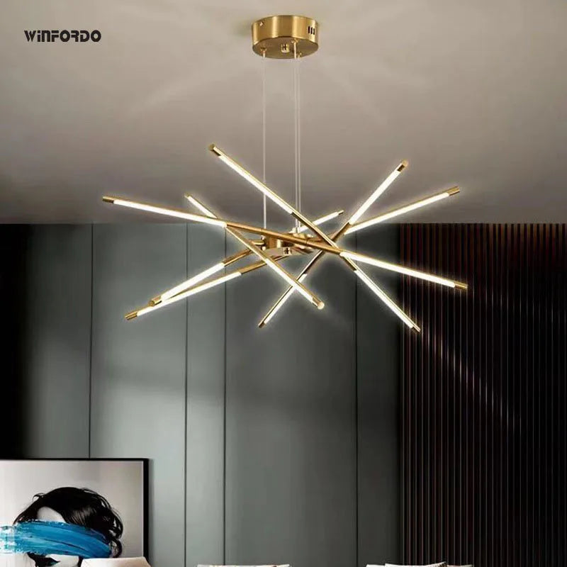 lustre suspendu winfordo design créatif luminaire décoratif led