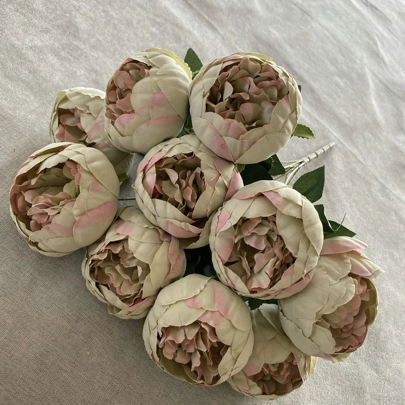 bouquet de pivoines artificielles pour mariage et décoration élégante