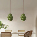 Français Crémeux Vent Salle À Manger LED Lustre Nordique Wabi Sabi Table À Manger Bar Chambre Vestiaire Suspension Lumière Décor À La Maison Lampes