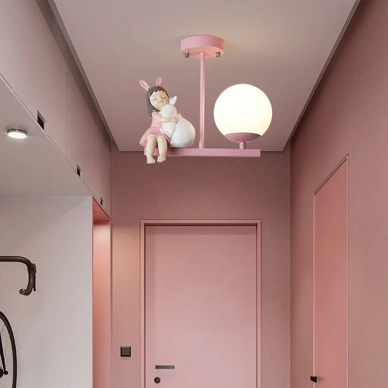 Plafonnier Led de chevet pour chambre d'enfant - vue 4 sur 9