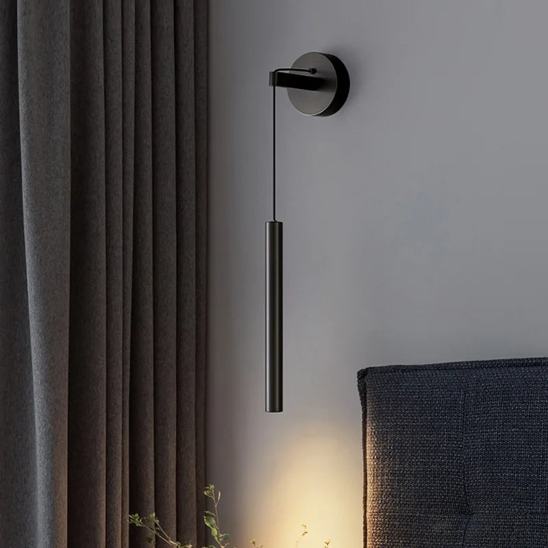 applique murale led de luxe en cuivre hauteur réglable ambiance chaude