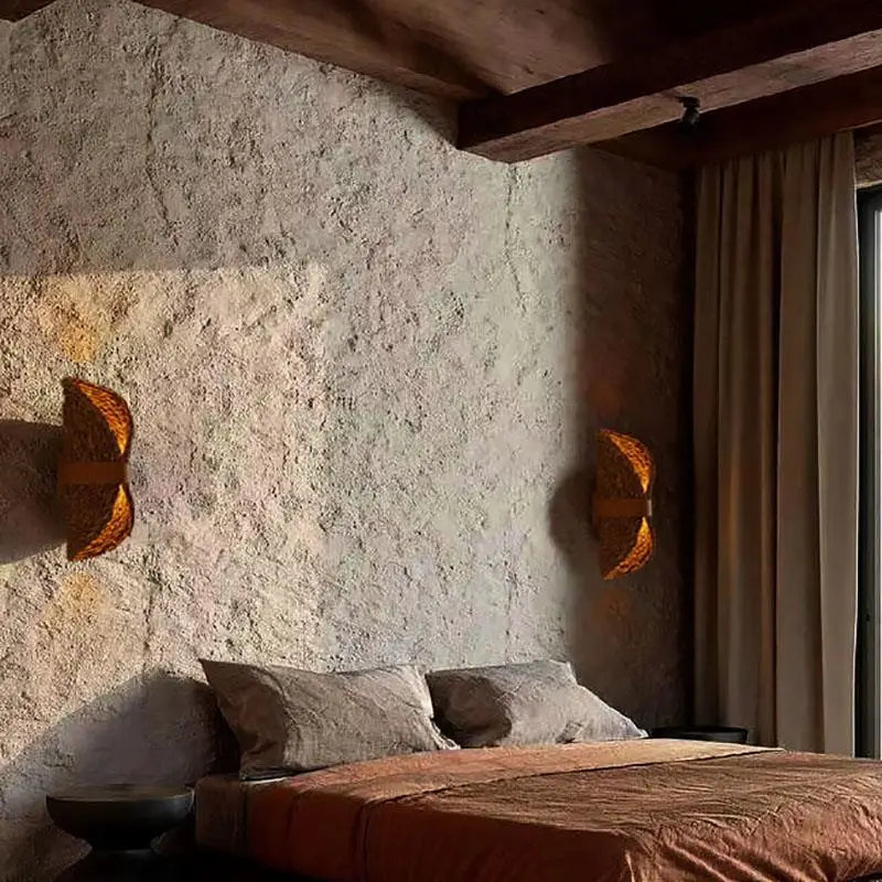 applique murale Royal sud-est asiatique rétro Ratta tissage - vue 4 sur 6