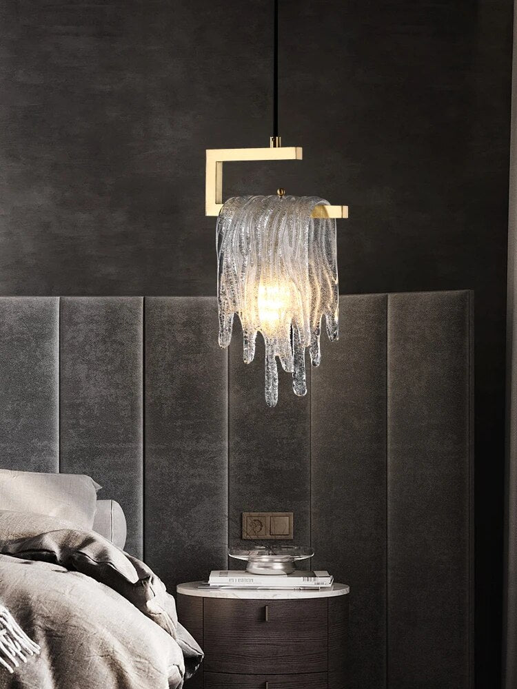 Suspension créative en cuivre pour chambre à coucher - vue 6 sur 6