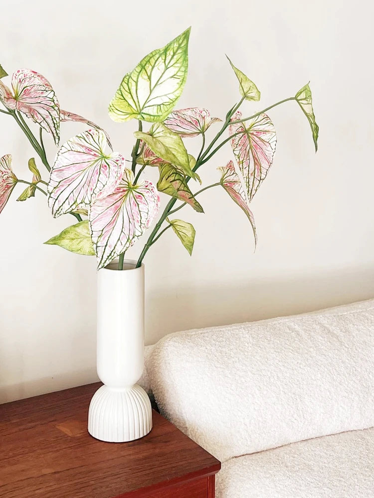 plante artificielle caladium pour décoration intérieure et florale - vue 4 sur 6