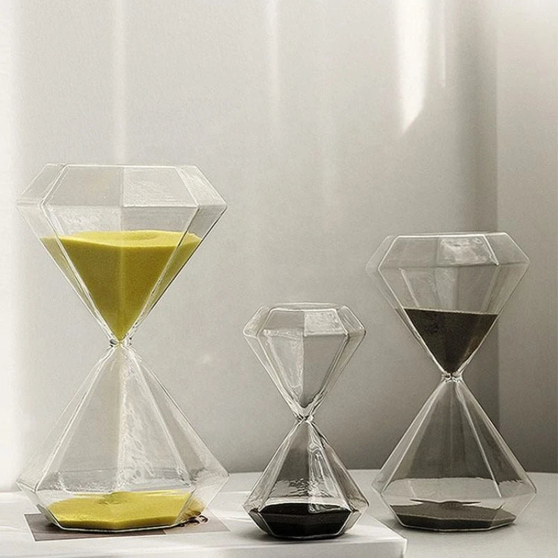 sablier en diamant décoration moderne minimaliste nordique