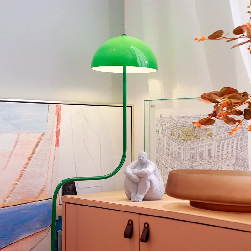 lampe à poser design en forme de germe de soja en verre - vue 5 sur 10
