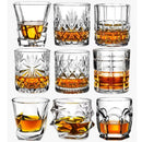 Verre whisky old fashioned facetté design résistant bar
