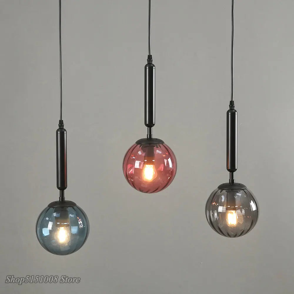 suspension moderne en verre pour décoration intérieure élégante - vue 8 sur 24