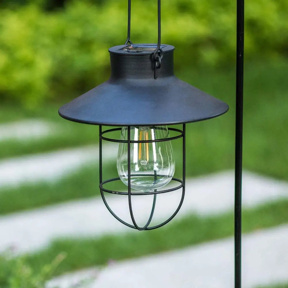 lanterne solaire vintage pour jardin et décoration extérieure
