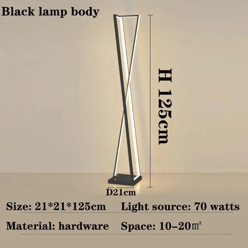 lampadaire design moderne style nordique simple sur pied