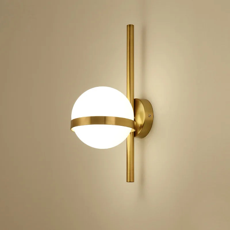 Applique led en verre intérieur moderne