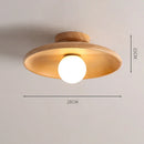 lampe de plafond led en bois moderne suspendue