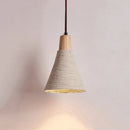 Suspension style japonais cloche en forme de crème Style lustre décoratif Bar