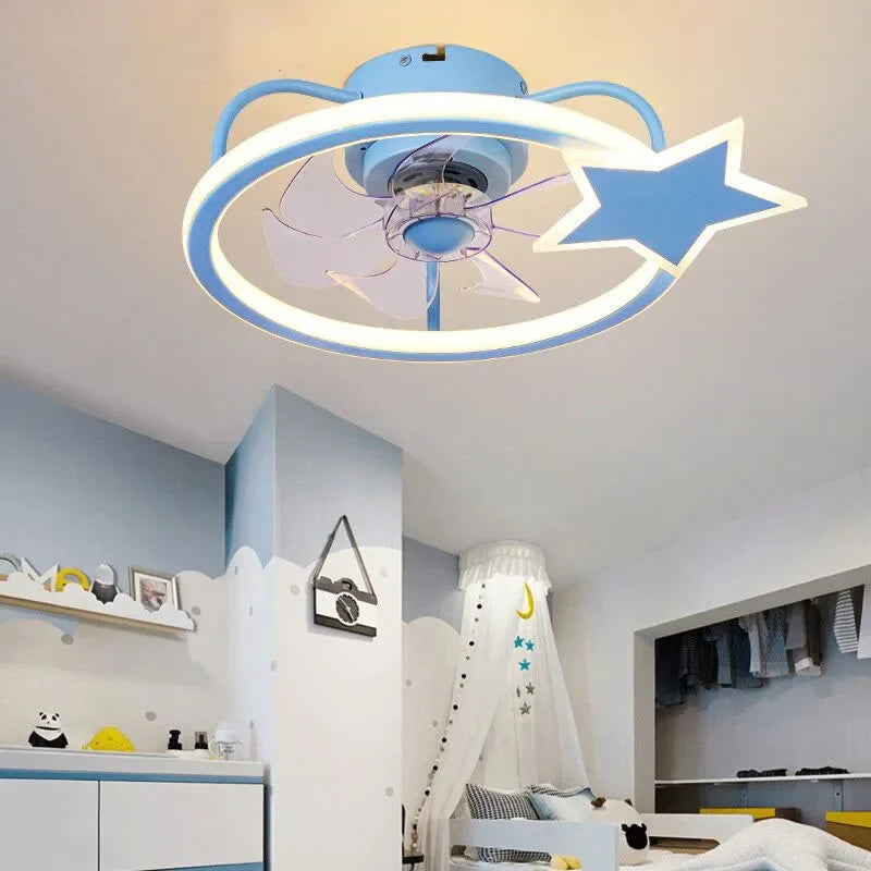 ventilateur de plafond intelligent avec lumières et télécommande - vue 2 sur 18