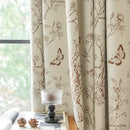Rideau occultant motif floral moderne pour salon chambre