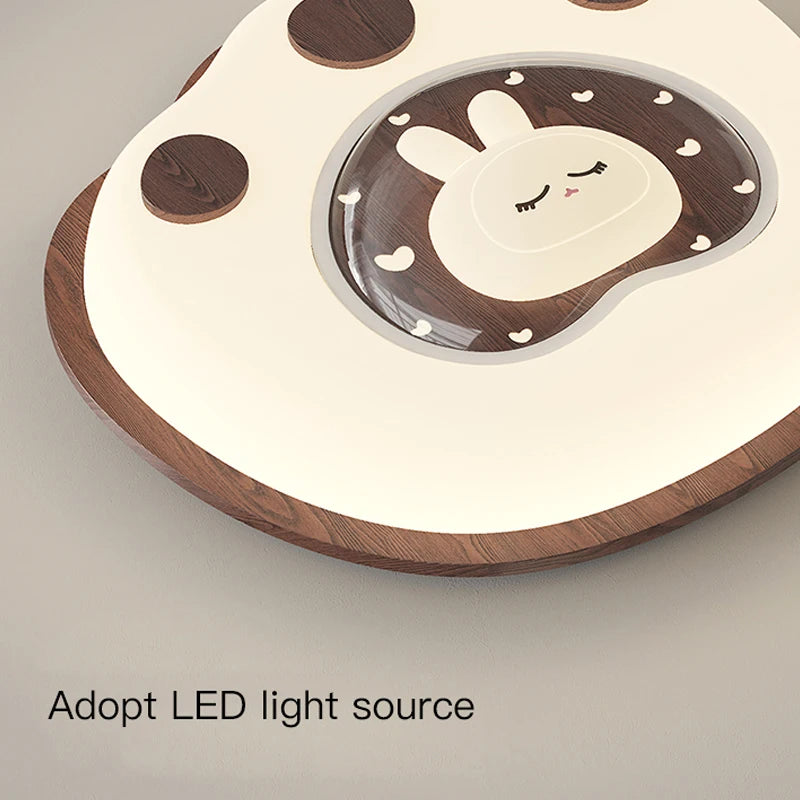 lustre led créatif animaux chat pour enfants - vue 6 sur 12