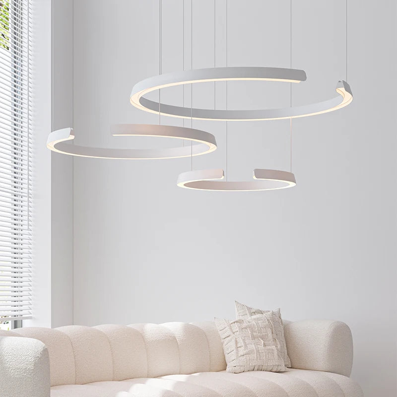 Suspension circulaire simple et moderne