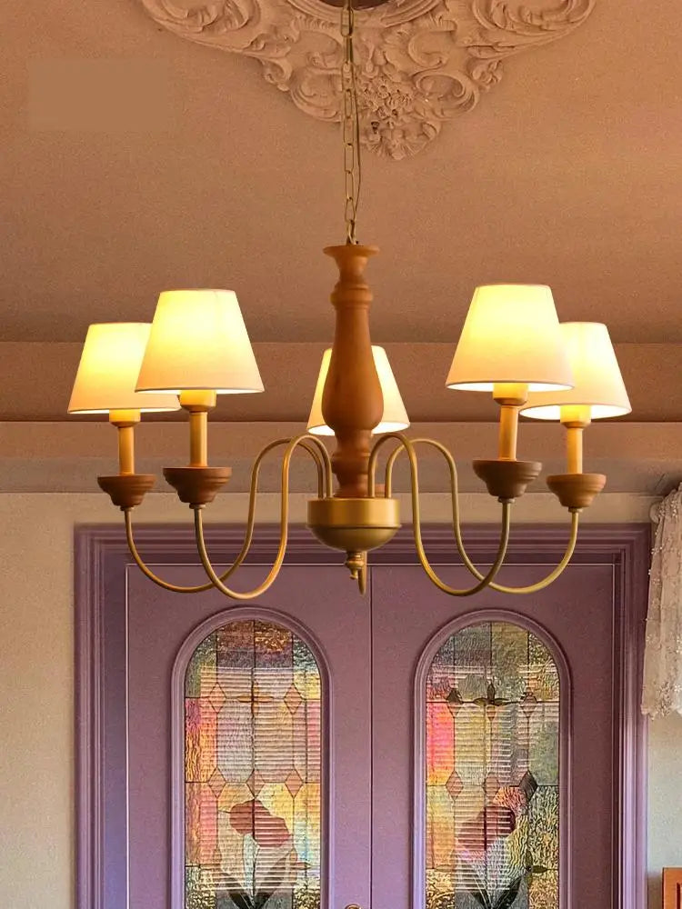 lustre suspendu en fer pour intérieur et extérieur
