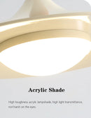 suspension led moderne avec protection oculaire en fer et acrylique