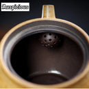 Theiere japonaise artisanale ceramique poignee laterale 150ml infuseur