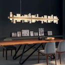 Lustre design LED moderne luxe marbre concepteur décoration