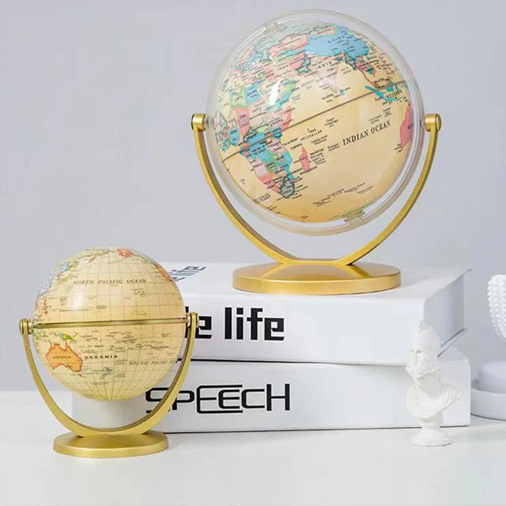 globe terrestre rétro de bureau pour apprendre la géographie - vue 7 sur 7