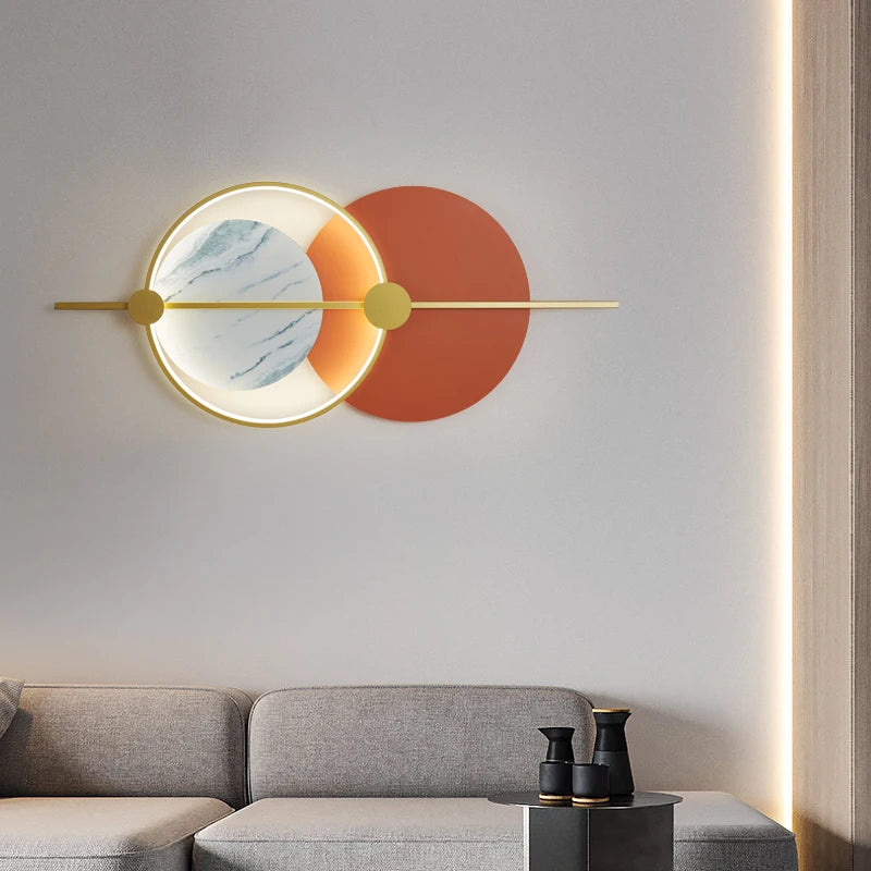 applique murale led nordique de luxe pour hôtel