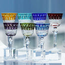 Verres a vin cristal style antique taille main