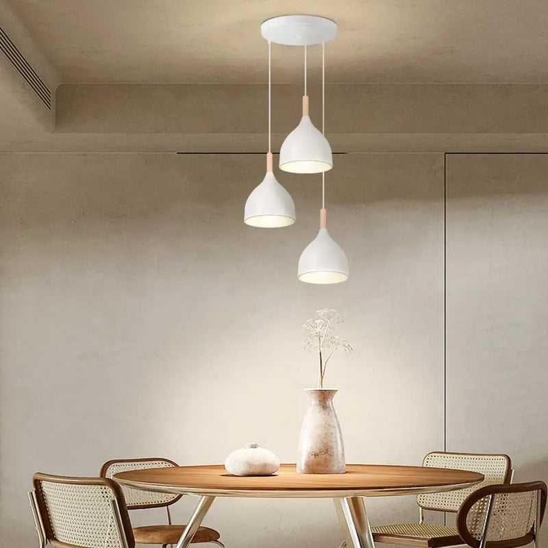 plaque de plafond ronde à 3 trous pour luminaires diy