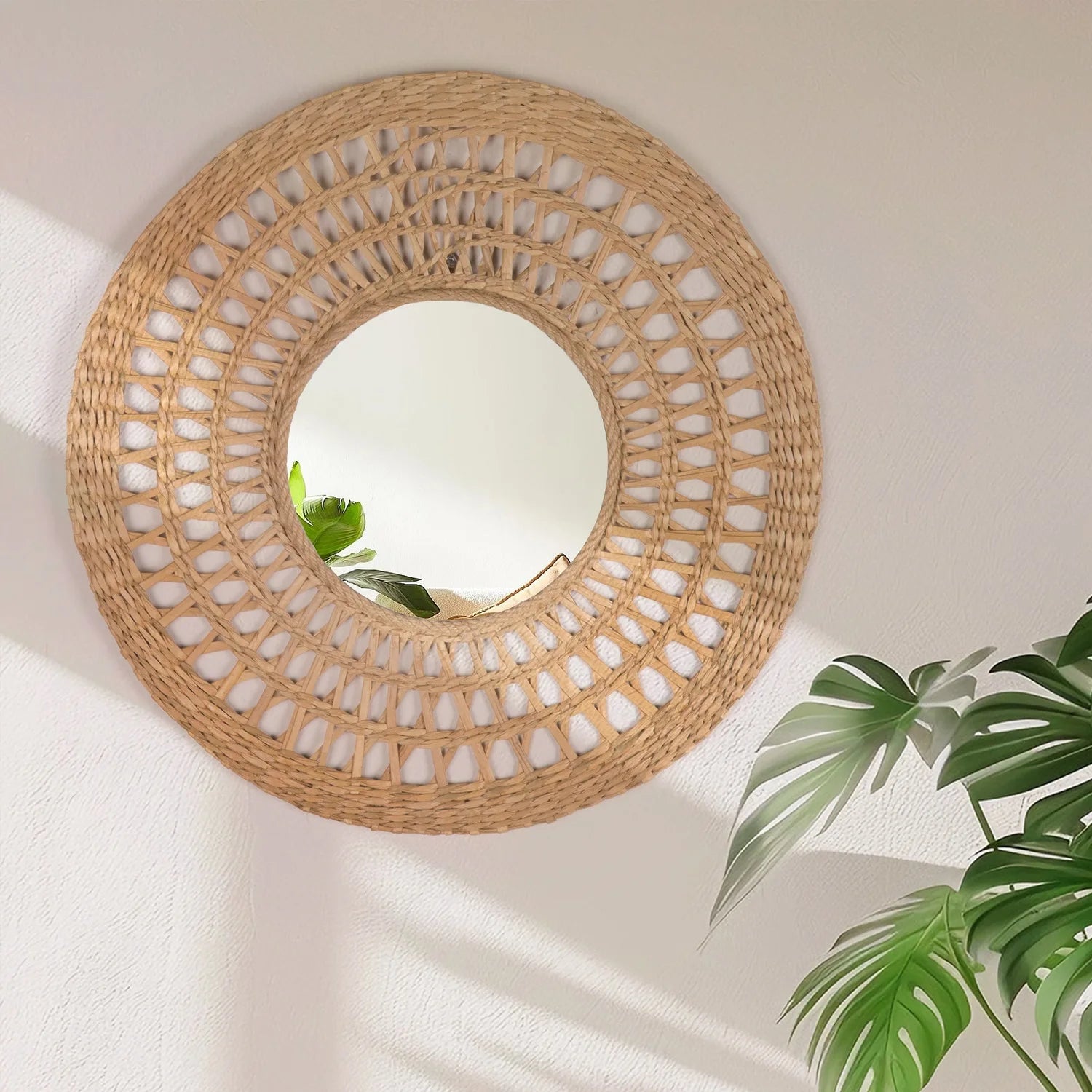 miroir décoratif mural européen design circulaire créatif luxe - vue 4 sur 7