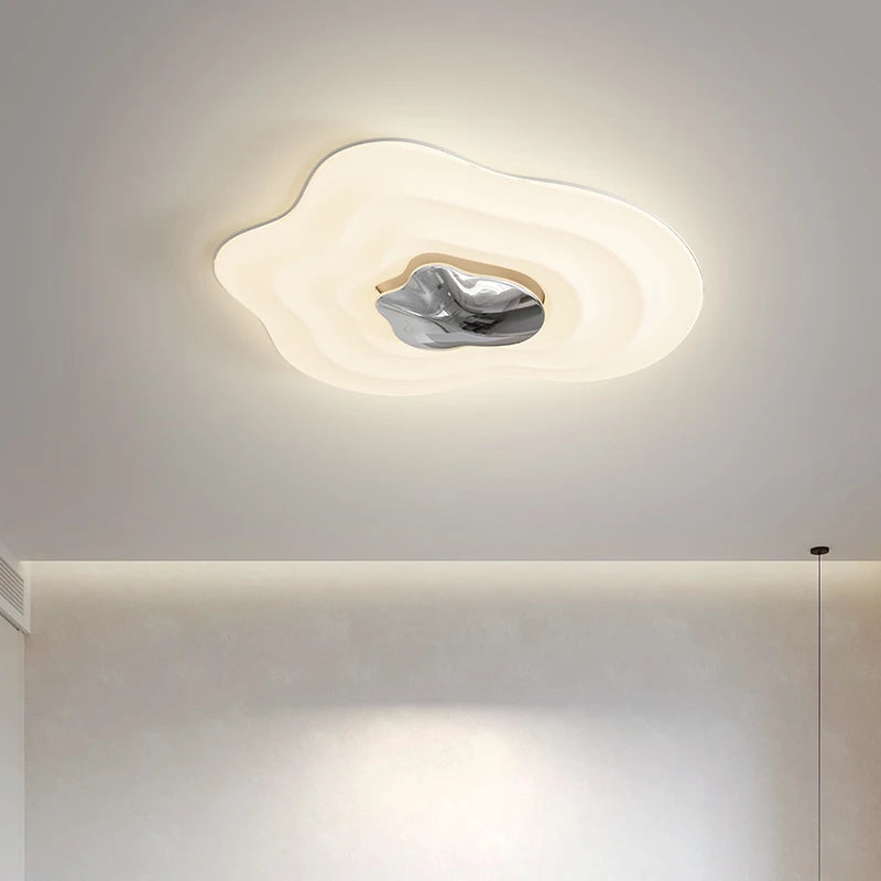 Plafonnier moderne rond à LED pour éclairage intérieur décoratif
