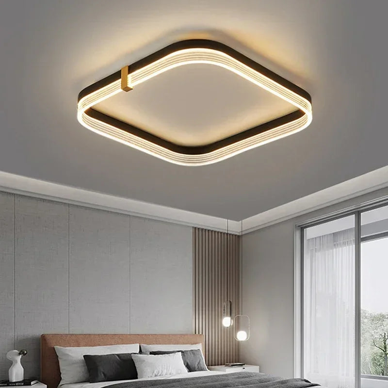 lustre moderne à leds pour intérieur décoration maison - vue 4 sur 21