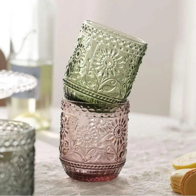 Verre vintage sans pied resistant chaleur cuisine