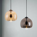 suspension moderne en verre pour décoration intérieure nordique