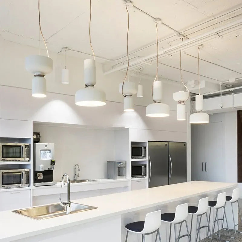 suspension nordique moderne à led pour décoration intérieure créative - vue 4 sur 24