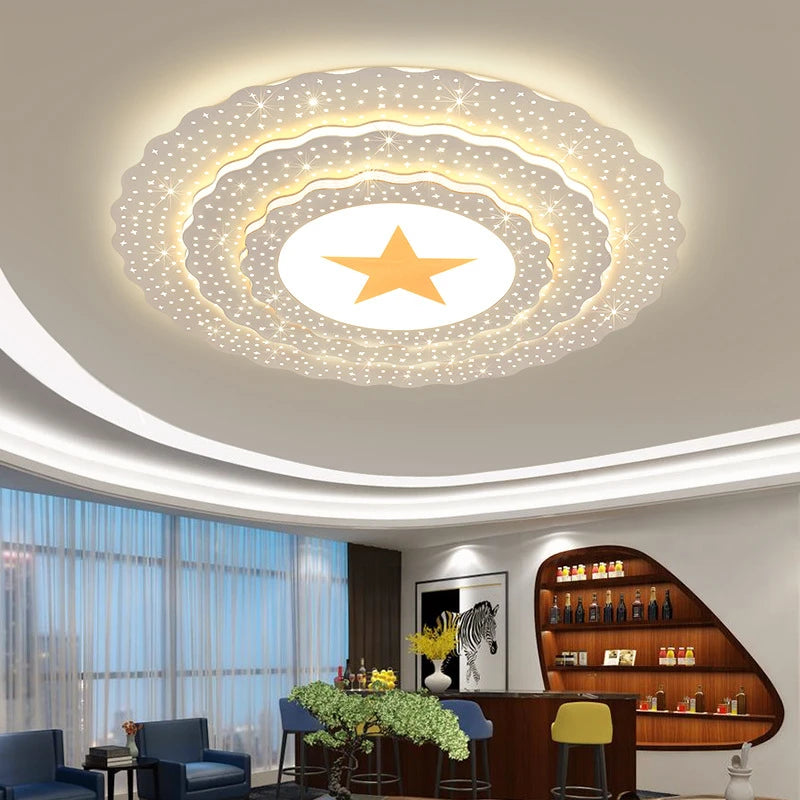 plafonnier led simple design moderne luminaire décoratif personnalisable
