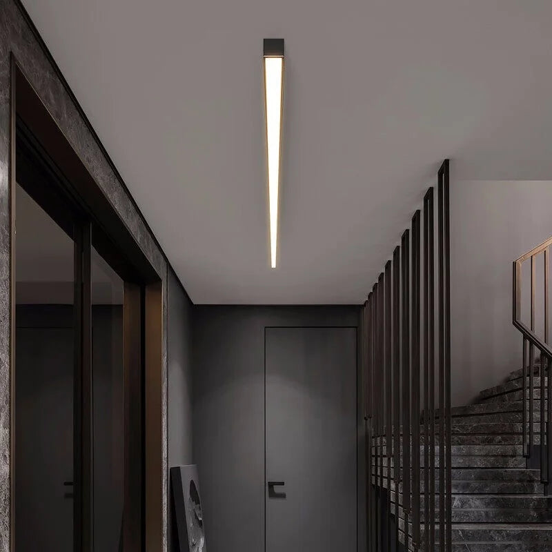 plafonnier linéaire simple pour intérieur moderne élégant - vue 4 sur 8