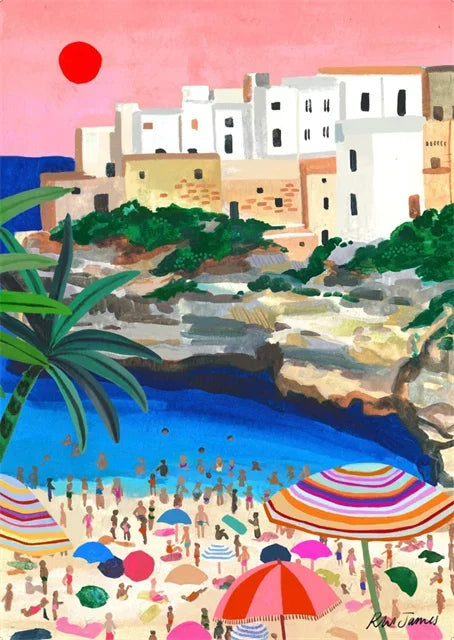 Affiches colorées de paysages abstraits pour décoration intérieure