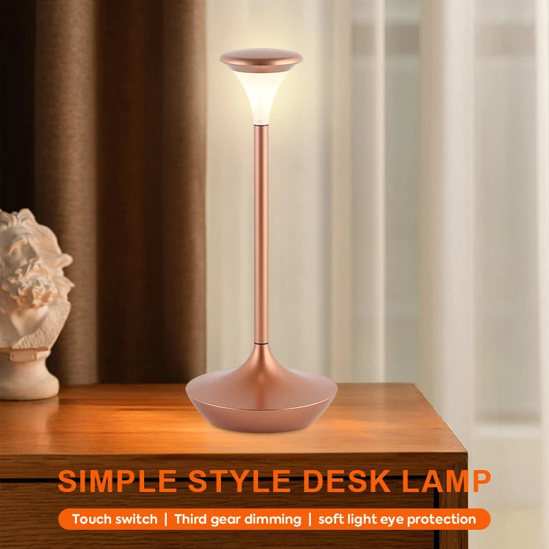 Lampe LED de table de chevet et de restaurant - vue 3 sur 9