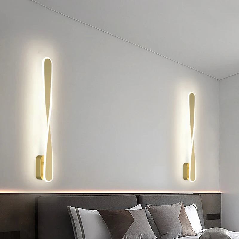 Applique murale led spirale hailion pour décoration intérieure créative - vue 4 sur 12