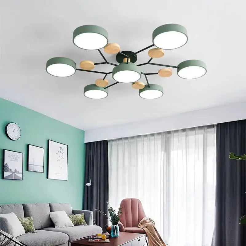 plafonnier led design moderne intérieur décoratif - vue 5 sur 22