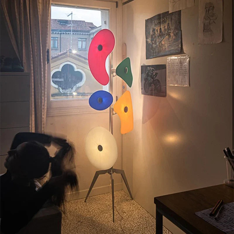 lampadaire design moderne en acrylique créatif pour intérieur - vue 4 sur 8