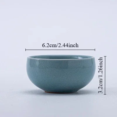 Théière céramique ge yao xishi kung fu artisanal