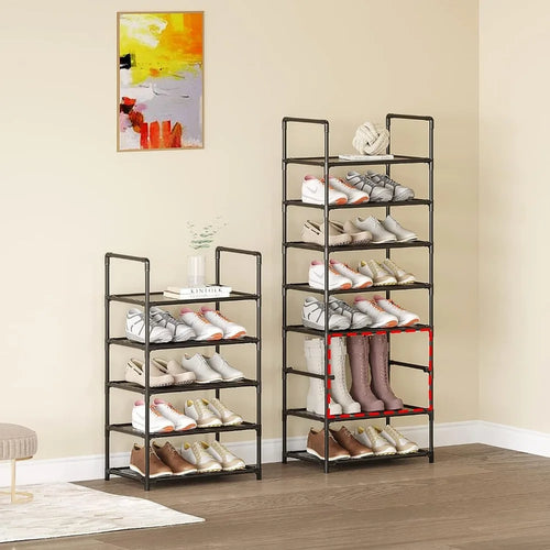 étagère à chaussures sur pied à 10 niveaux grande capacité pour rangement