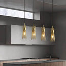lustre en cuivre plein led décoratif pour maison créatif