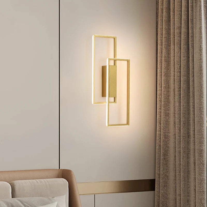 applique murale led minimaliste et moderne éclairage créatif - vue 3 sur 22
